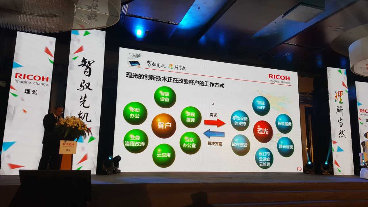 理光發(fā)布會現(xiàn)場