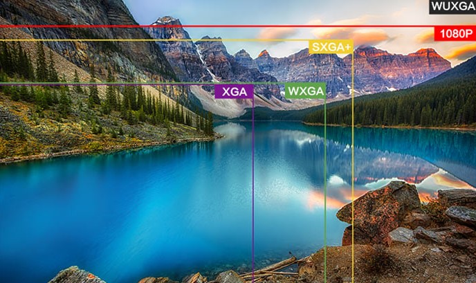 寬屏分辨率顯示，圖像畫質(zhì)更清晰