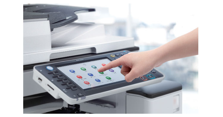 理光2011復(fù)印機(jī) 9寸智能觸摸屏